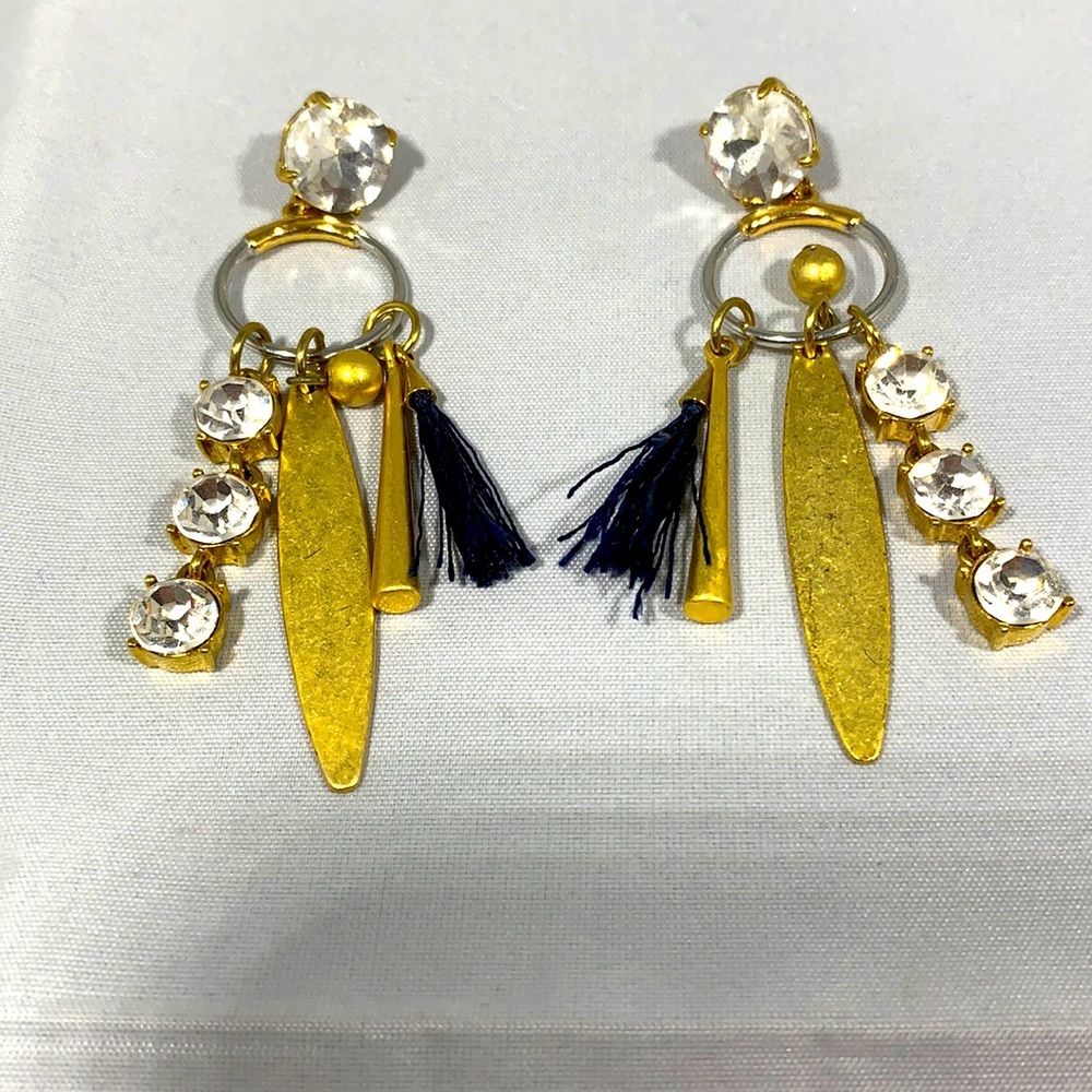 Ann Taylor Gold Dangle Earrings
